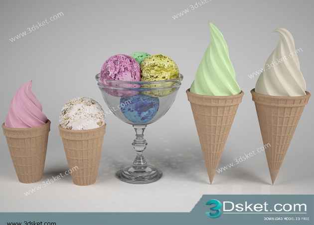 Free Download Kitchen Accessories 3D Model 027