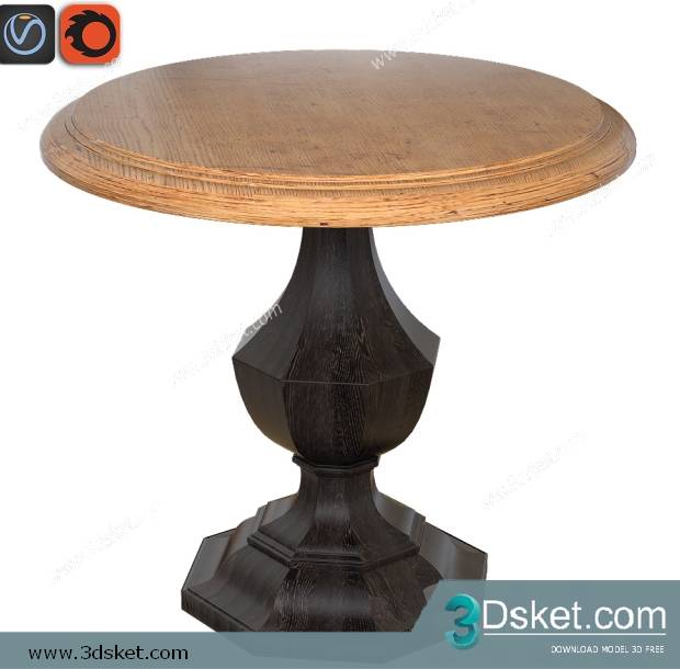 3D Model Table Free Download 0197