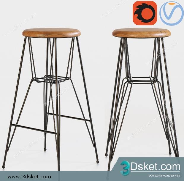 3D Model Chair Free Download 0370