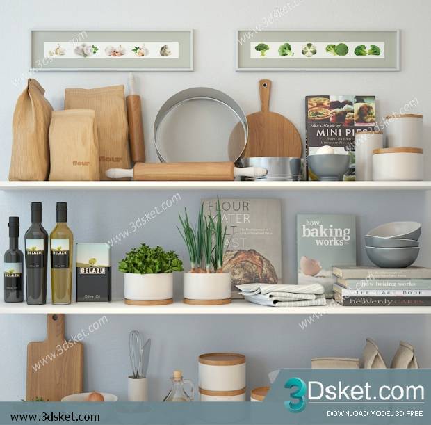 Free Download 3D Models Tableware Kitchen 0199