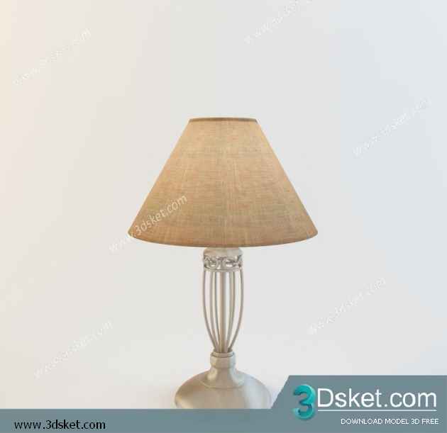 Free Download Table Lamp 3D Model 069 - Download 3D Model Free ...