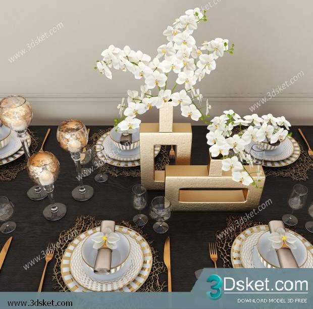 Free Download 3D Models Tableware Kitchen 0200