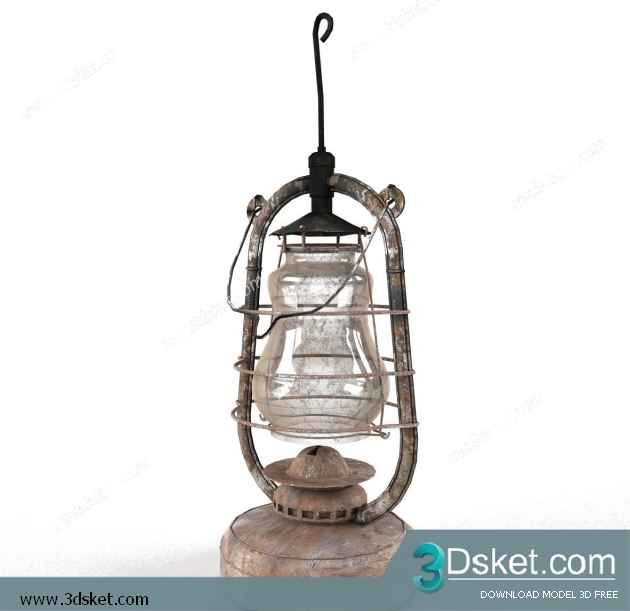Free Download Table Lamp 3D Model 0126