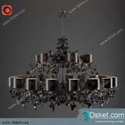 Free Download Ceiling Light 3D Model 0380