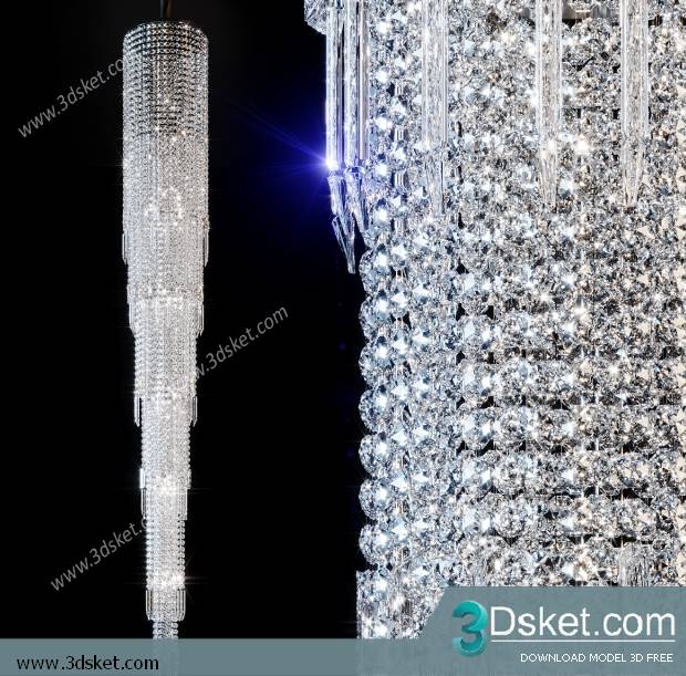 Free Download Ceiling Light 3D Model 0383