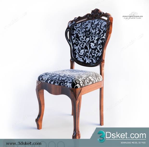 3D Model Chair Free Download 0372