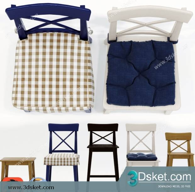 3D Model Chair Free Download 0373
