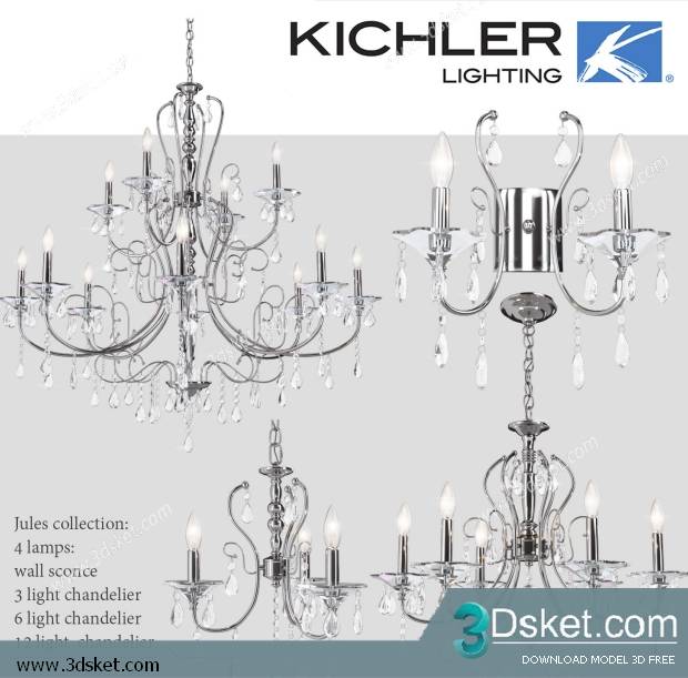 Free Download Ceiling Light 3D Model 0387