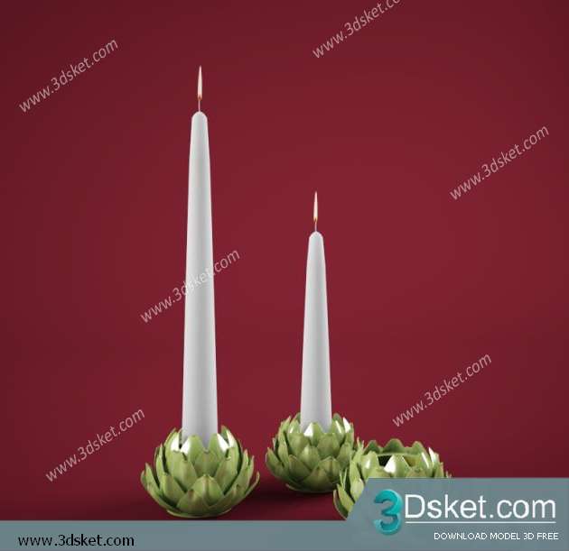 Free Download Decorative set 3D Model 066