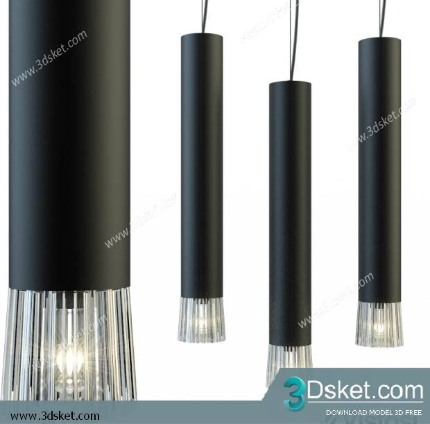 Free Download Ceiling Light 3D Model 0389