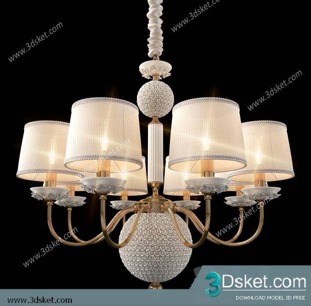 Free Download Ceiling Light 3D Model 0391
