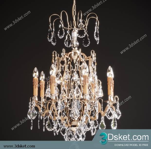 Free Download Ceiling Light 3D Model 0392