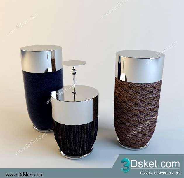 Free Download Decorative set 3D Model 069