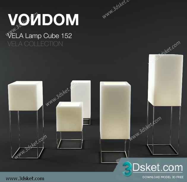 Free Download Table Lamp 3D Model 0128