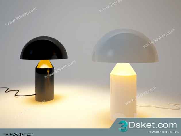 Free Download Table Lamp 3D Model 071
