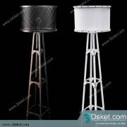 Free Download Floor Lamp 3D Model Đèn Sàn 011