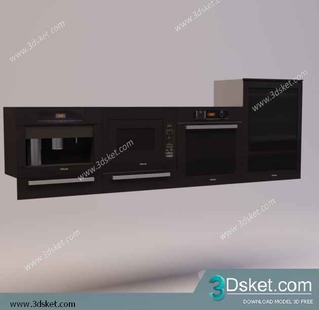 Free Download Kitchen Appliance 3D Model 071