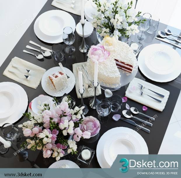 Free Download 3D Models Tableware Kitchen 0207