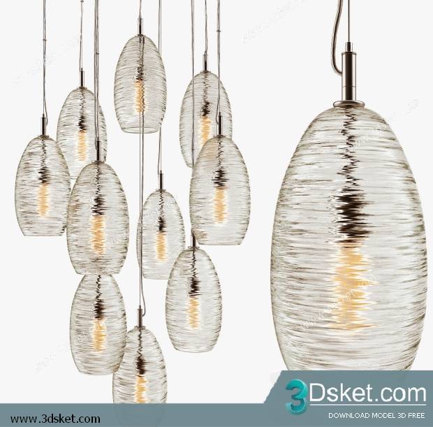 Free Download Ceiling Light 3D Model 0415