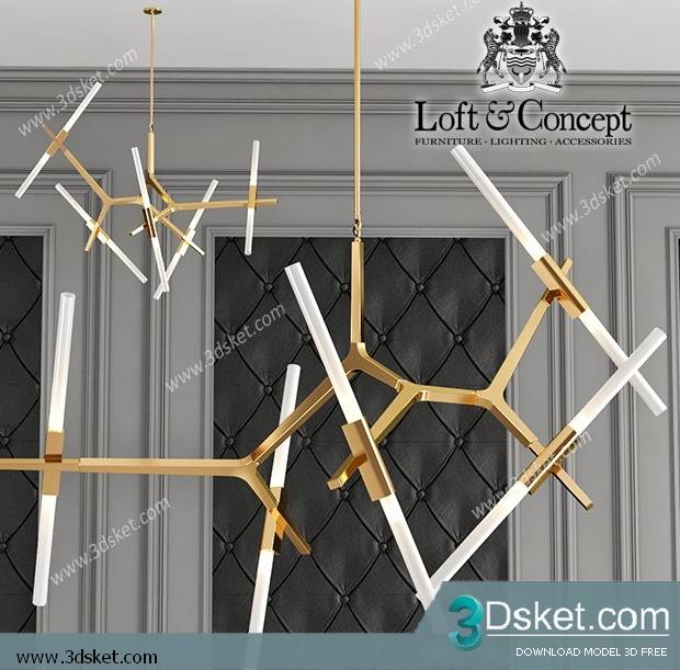 Free Download Ceiling Light 3D Model 0418