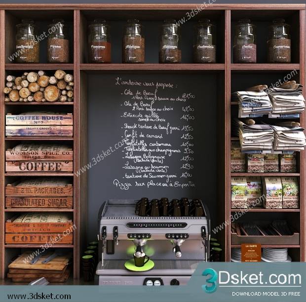 Free Download 3D Models Tableware Kitchen 0210