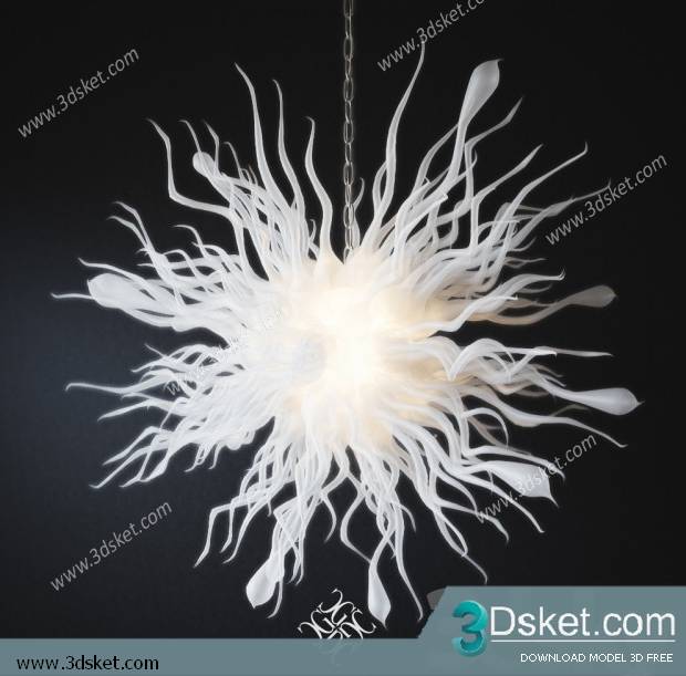 Free Download Ceiling Light 3D Model 0425