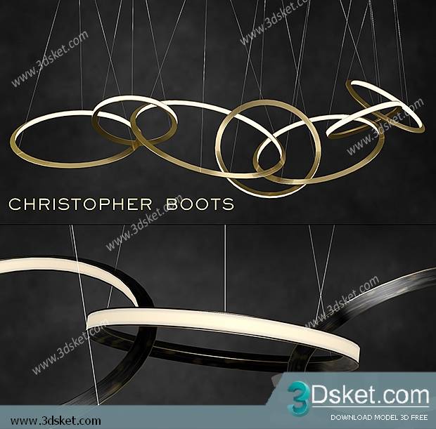 Free Download Ceiling Light 3D Model 0426