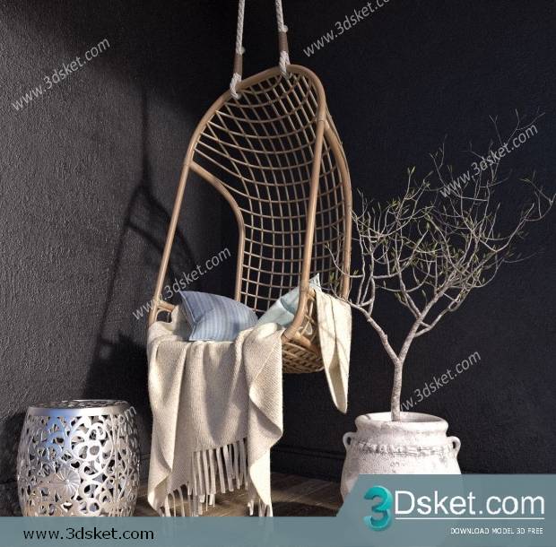 3D Model Chair Free Download 0378