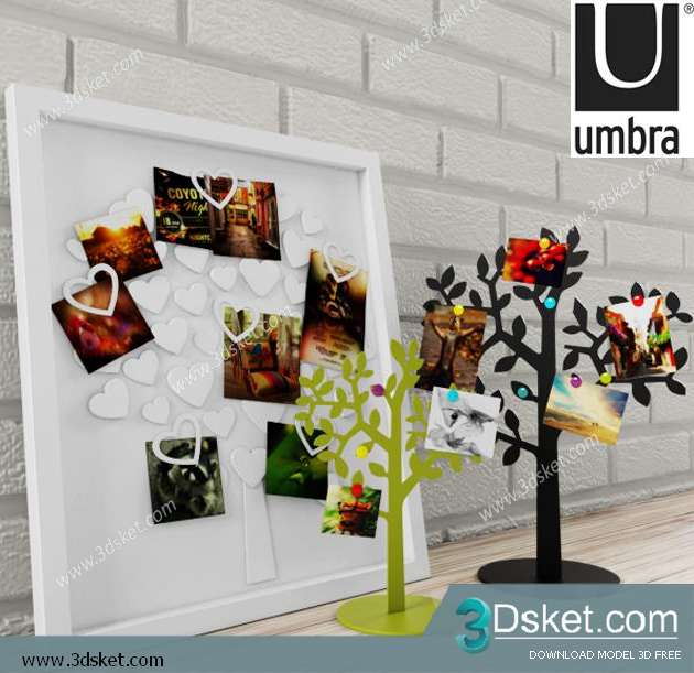 Free Download Decorative set 3D Model 073