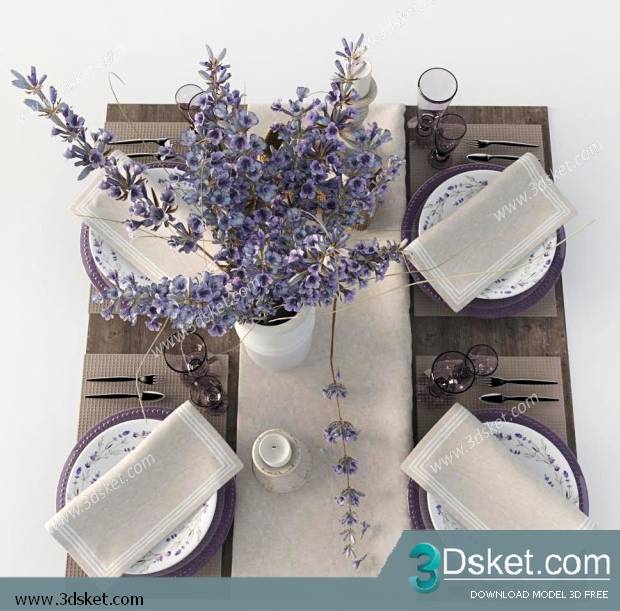 Free Download 3D Models Tableware Kitchen 0217