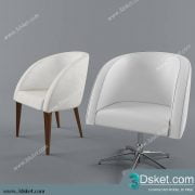 3D Model Arm Chair Free Download 085