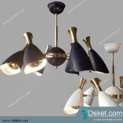 Free Download Ceiling Light 3D Model 0430