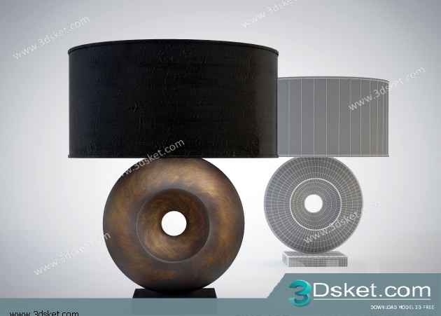 Free Download Table Lamp 3D Model 0133