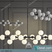Free Download Ceiling Light 3D Model 0432
