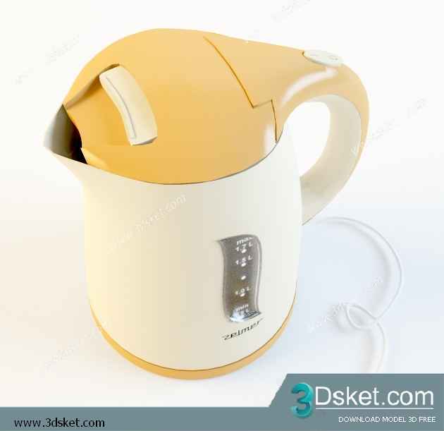 Free Download Kitchen Appliance 3D Model 072