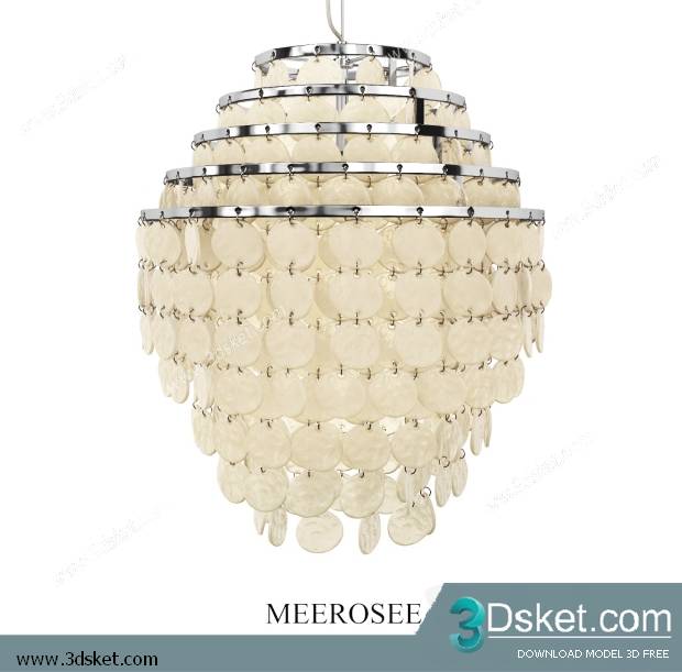 Free Download Ceiling Light 3D Model 0439