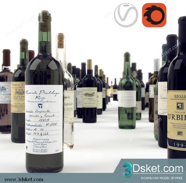 Free Download 3D Models Tableware Kitchen 0221