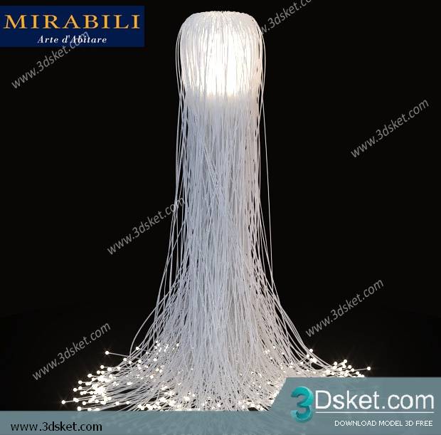 Free Download Floor Lamp 3D Model 061