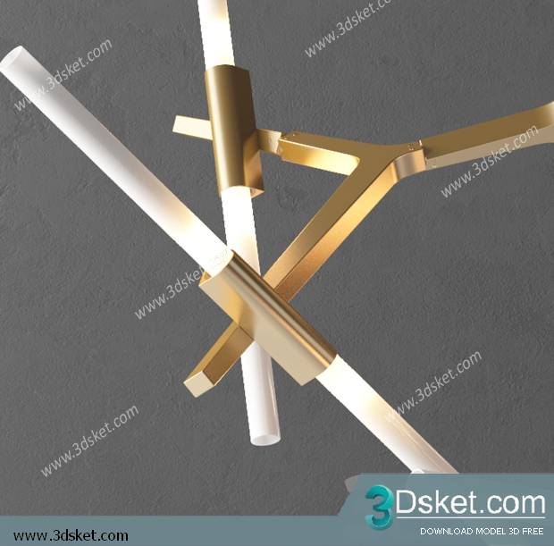 Free Download Ceiling Light 3D Model 0620