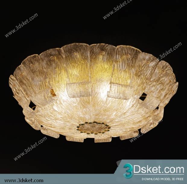 Free Download Ceiling Light 3D Model 0626