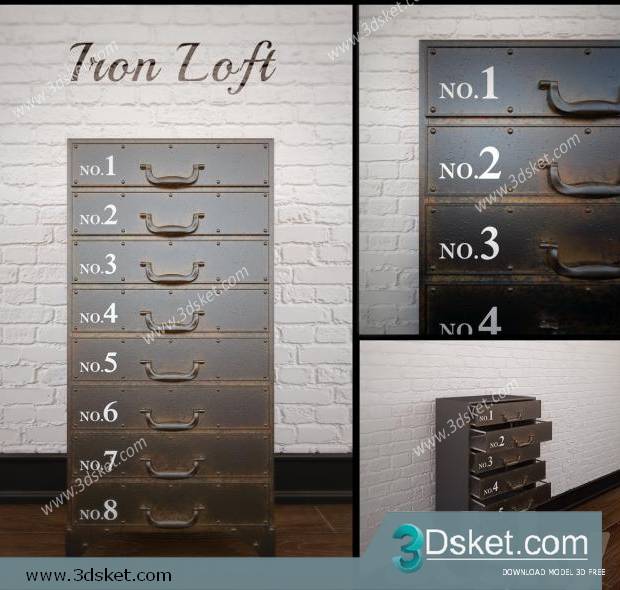 3D Model Chair Free Download 0432