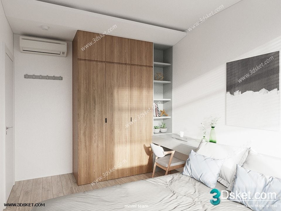 3D Interior Scene Model Children Room 0188 Scene 3dsmax