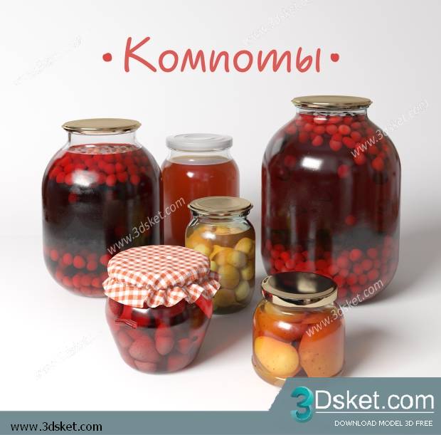 Free Download 3D Models Tableware Kitchen 0265