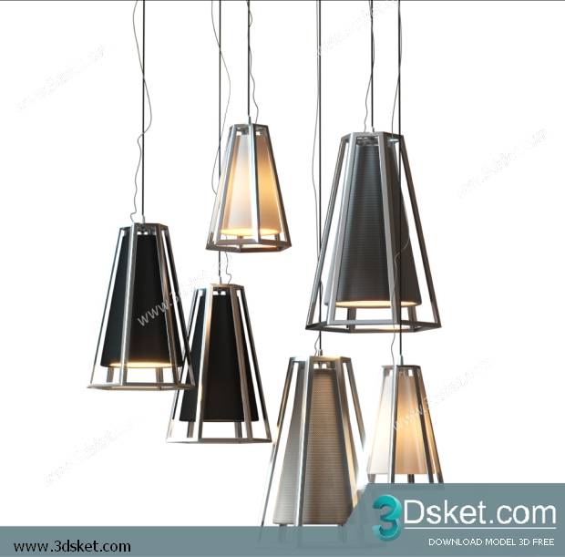 Free Download Ceiling Light 3D Model 0628