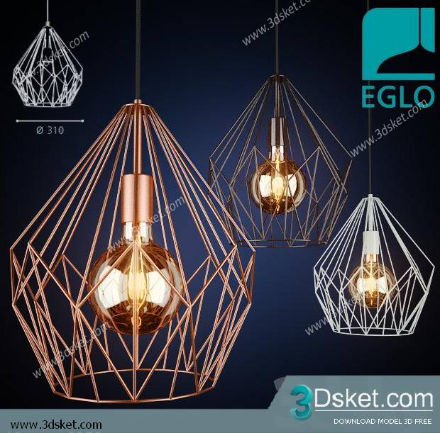 Free Download Ceiling Light 3D Model 0629
