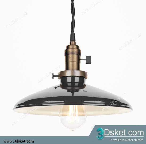 Free Download Ceiling Light 3D Model 0630