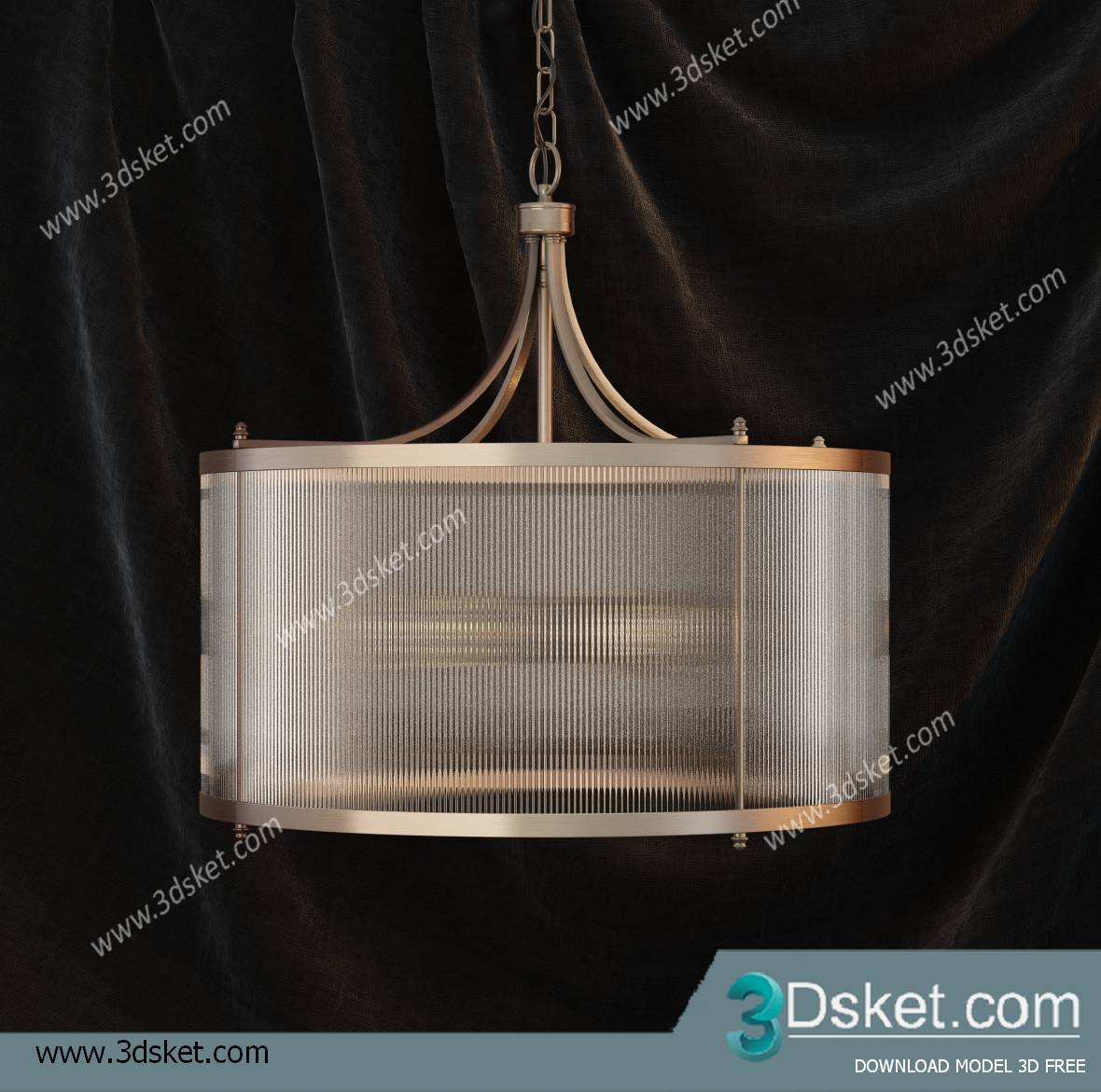 Free Download Ceiling Light 3D Model 0632