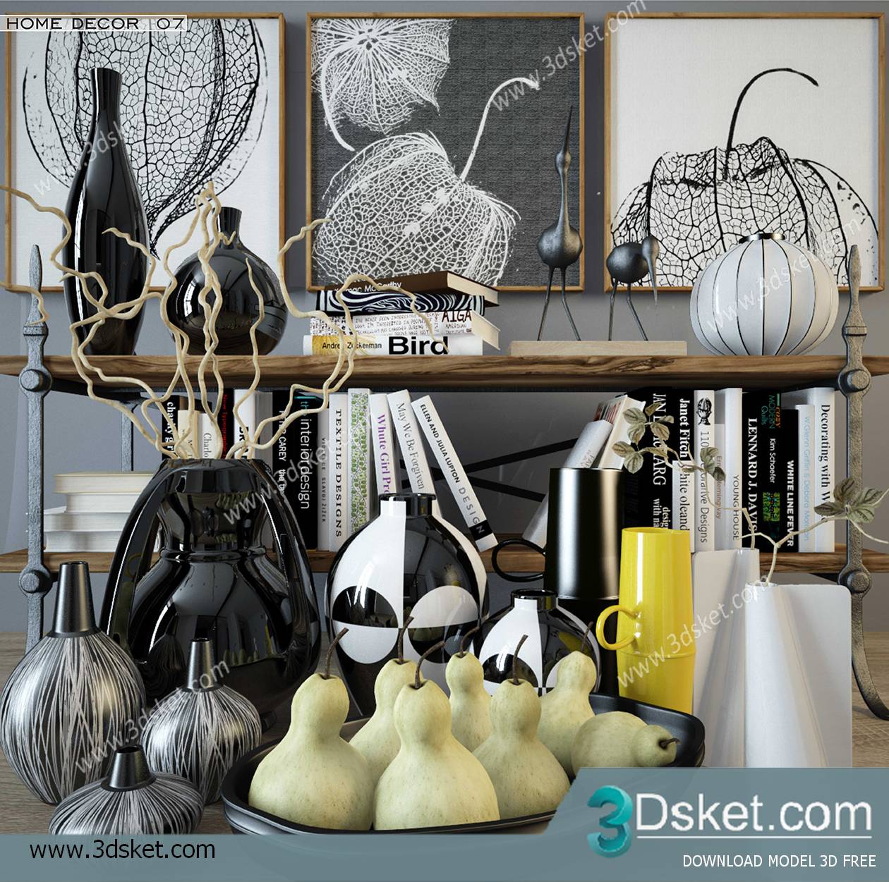 Free Download 3D Models Tableware Kitchen 0266