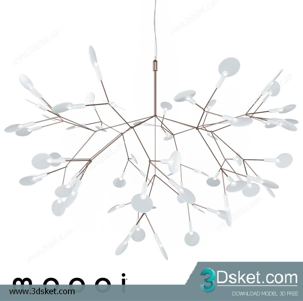 Free Download Ceiling Light 3D Model 0638