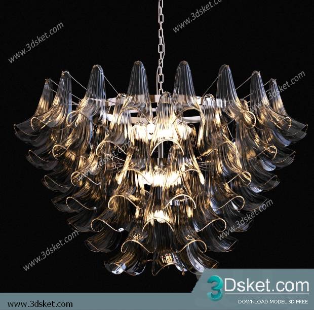 Free Download Ceiling Light 3D Model 0639